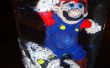 Super Mario Brothers met droge botten Dungeon "sneeuwbol"