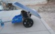 Draagbare zonne-Generator op een fiets aanhangwagen voor Burning Man