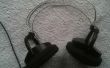 Hoe te repareren koptelefoon gebroken band behuizing met behulp van een chemisch reinigen wire kleerhanger