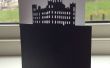 Downton Abbey gesneden silhouet wenskaart