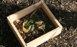 Mini houten draagbare Compost Bin