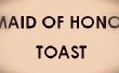 Maid of Honor gids: het schrijven van een Toast