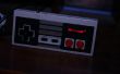 NES controller met leds verlichting van het logo