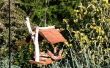 Cedar Shingle Vogelhuis/waterbak geregenereerde