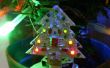 Mini geanimeerde LED kerstboom 32 x 32mm