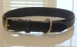 Upcycle A lederen riem in A Dog Collar In 5 minuten of minder