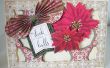 Hoe te maken van een kerstfeest Poinsettia kaart uitgesneden