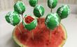 Watermeloen cake pops