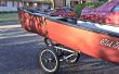 Kano/kajak Caddy mod van een Jogging kinderwagen