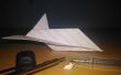 Pen Nib formaat papier vliegtuig