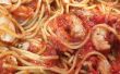 Spaghetti met garnalen