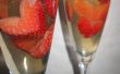 Aardbeien & Champagne Jello