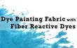 Kleurstof schilderij stof met Fiber reactieve kleurstoffen