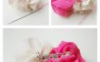 Hoe kan handmade stof, broches bloem broche