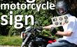 Magnetische motorfiets teken