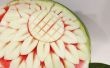 Watermeloen snijwerk Basics: zonnebloemen! 