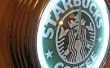 Veranderende thema van neon light - Starbucks