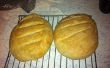 Maken van wit brood met de hand