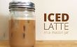 Iced Latte in een Mason Jar