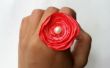 DIY stof Flower Ring