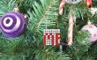 LED kerstboom ornament met scrollen gebouwd in video game! 