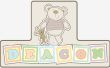 Ik hou van mijn Bear 3D Childrens deur teken