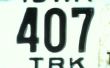 License Plate huisnummer