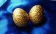 DIY goud reliëf eieren