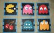 Pac Man drank Coasters (Perler kralen)