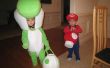 Yoshi mascotte en Baby Mario kostuums voor peuters