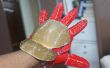 Realistische MK 42 Iron man handschoen 3D met verwering afgedrukt