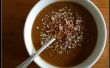 Vegan langzame fornuis Butternut Squash Potage met Chili en cacao poeder voor de Winter