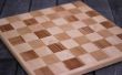 Stevige houten schaakbord