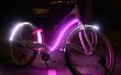 Molly verlicht Cruiser fiets roze