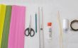 DIY eenvoudig Paper Craft: Hoe maak je een mooie crêpepapier bloemboeket
