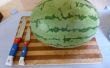 Hoe te knippen een watermeloen - mijn manier