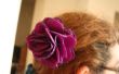 Paarse bloem Hair Clip