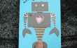Robot Heartbeat Valentine Card