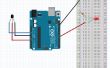 Arduino gecontroleerd temperatuursensor met waarschuwingslampje