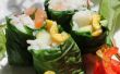Organische Seaweedless Sushi - groeiende uw eigen sushi wraps uit eetbare, gemakkelijk-aan-cultiveren bladeren. 