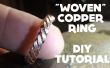 "Geweven" koperen Ring - DIY Tutorial