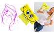 Hoe maak je schuim ambachten / SpongeBob SquarePants Tissue houder Tutorial voor Kids