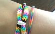Infinity armband: Rainbow Loom