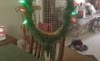 Verlicht LED kerstboom Tennis Racket