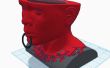 Griezelig hoofd Halloween Candy Bowl - 3D-printbaar
