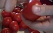 Gemakkelijk-het gevolg van een lifehack tomaten
