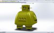 3D modellering van de instructables robot