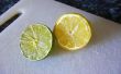 Met behulp van de overgebleven citroenen en limoenen (lemmetjes)