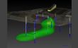 3D-visualisatie van een pluim van grondwater