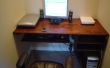 Zwevende Computer Desk werkstation (met verborgen printer gebied en zwevende toetsenbord uittrekbare)